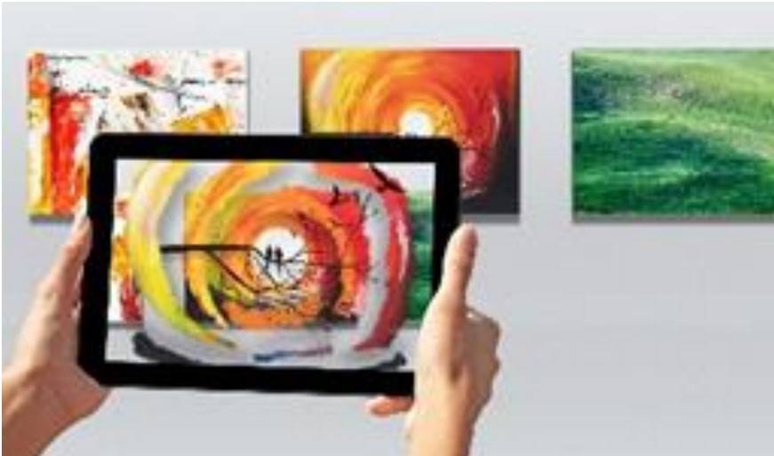 Digital art education with augmented reality